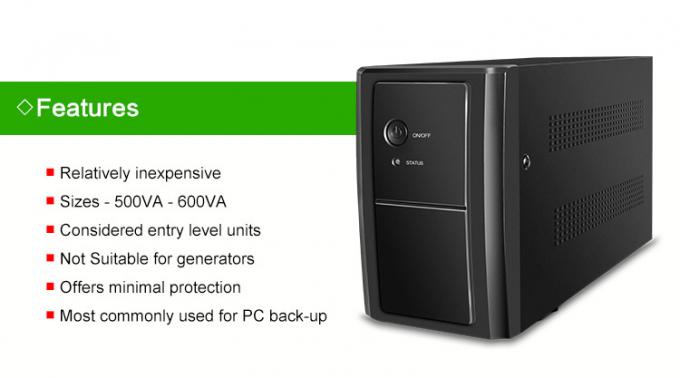 Υπολογιστής σε μη απευθείας σύνδεση UPS 650va 850va 1000va 1500va υψηλός - η ποιότητα τροποποίησε το κύμα ημιτόνου με το CE AVR