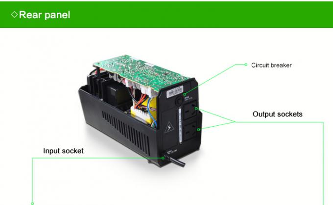 Υπολογιστής σε μη απευθείας σύνδεση UPS 650va 850va 1000va 1500va υψηλός - η ποιότητα τροποποίησε το κύμα ημιτόνου με το CE AVR
