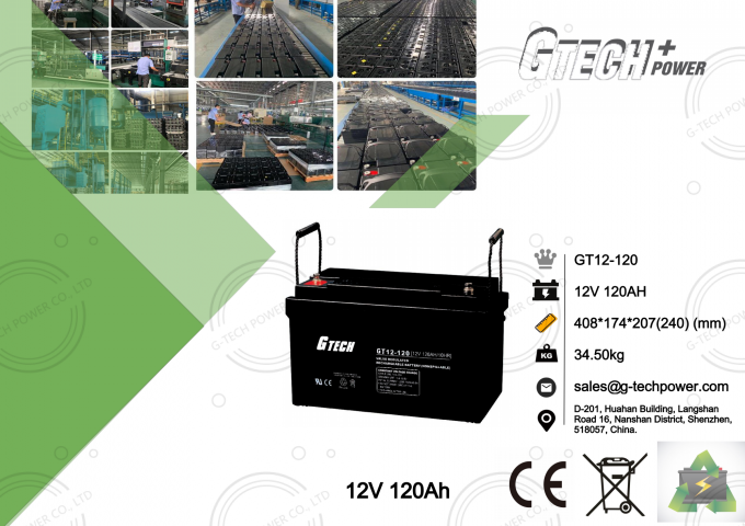 12v 100ah VRLA ρύθμισε την όξινη μπαταρία μολύβδου για το ηλιακό σύστημα συναγερμών 0
