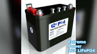 Ισχύς βαρέως τύπου μπαταρίας 12V LiFePO4