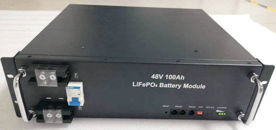 100A αποθήκευση υψηλής ικανότητας μπαταριών 4800WH φωσφορικού άλατος σιδήρου λίθιου ενεργειακή