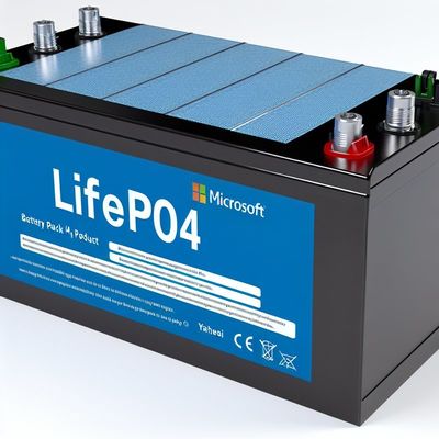 Ασφαλής χημεία LiFePO4 Battery Pack για Αποθήκευση Ηλιακής Ενέργειας σε Ηλιακές Εφαρμογές