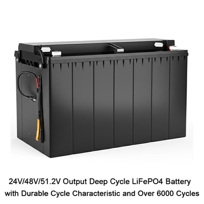 24V/48V/51.2V Έκδοση Βαθύ κύκλο LiFePO4 μπαταρία με ανθεκτικό κύκλο χαρακτηριστικό και πάνω από 6000 κύκλους