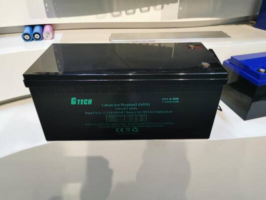 G TECH 12.8V200AH Αντικατάσταση οξέος μολύβδου LiFePO4 μπαταρία 6000 φορές