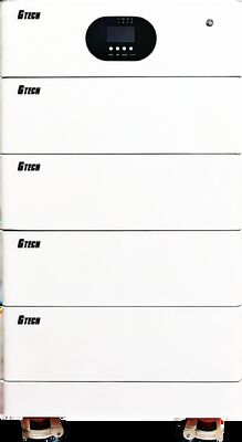 G TECH Συσσωρεύσιμο Πακέτο Μπαταριών LiFePO4 20.48KWH με 6000 Μεγάλο Κύκλο Ζωής για Αποθήκευση Ηλιακής Ενέργειας