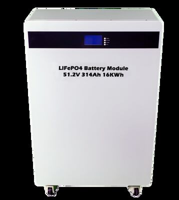51,2V 314Ah 16KWH Επιδαπέδια βάση ESS LiFePO4 Μπαταρία με 6000 μεγάλη διάρκεια ζωής