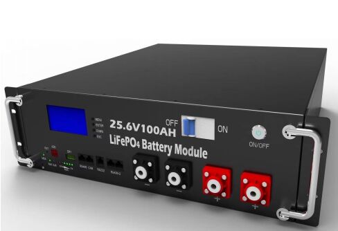 Συσκευή μπαταρίας LiFePO4 25.6V 100Ah 2.56KWh Συσκευή αποθήκευσης ενέργειας για ηλεκτρικό σταθμό UPS