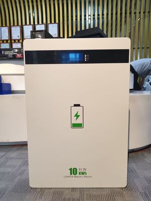 51.2V 200Ah 10kWh LiFePO4 Συσκευή μπαταρίας Τείχος Mount Residential Off Grid Ηλιακή Σπίτι Αποθήκευση Ενέργειας μπαταρία με BMS