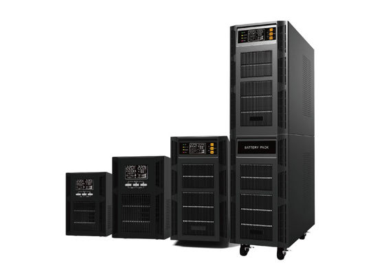 Καθαρή σε απευθείας σύνδεση UPS LCD κυμάτων 6KVA 10KVA ημιτόνου επίδειξη υψηλής συχνότητας