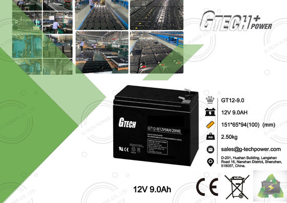 η επανακαταλογηστέα βαλβίδα 12v 9ah ρύθμισε την όξινη μπαταρία μολύβδου για το σύστημα UPS